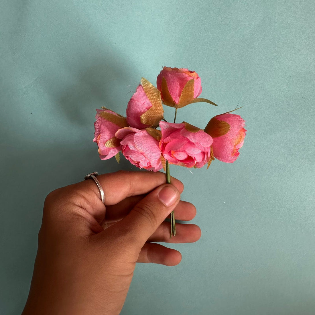 Artificial flower pink 002