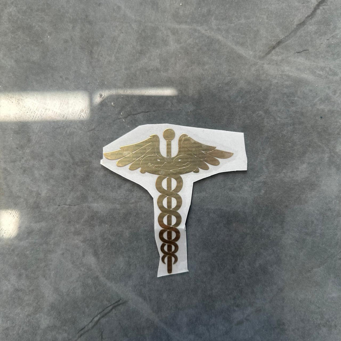 Doctor logo metal sticker