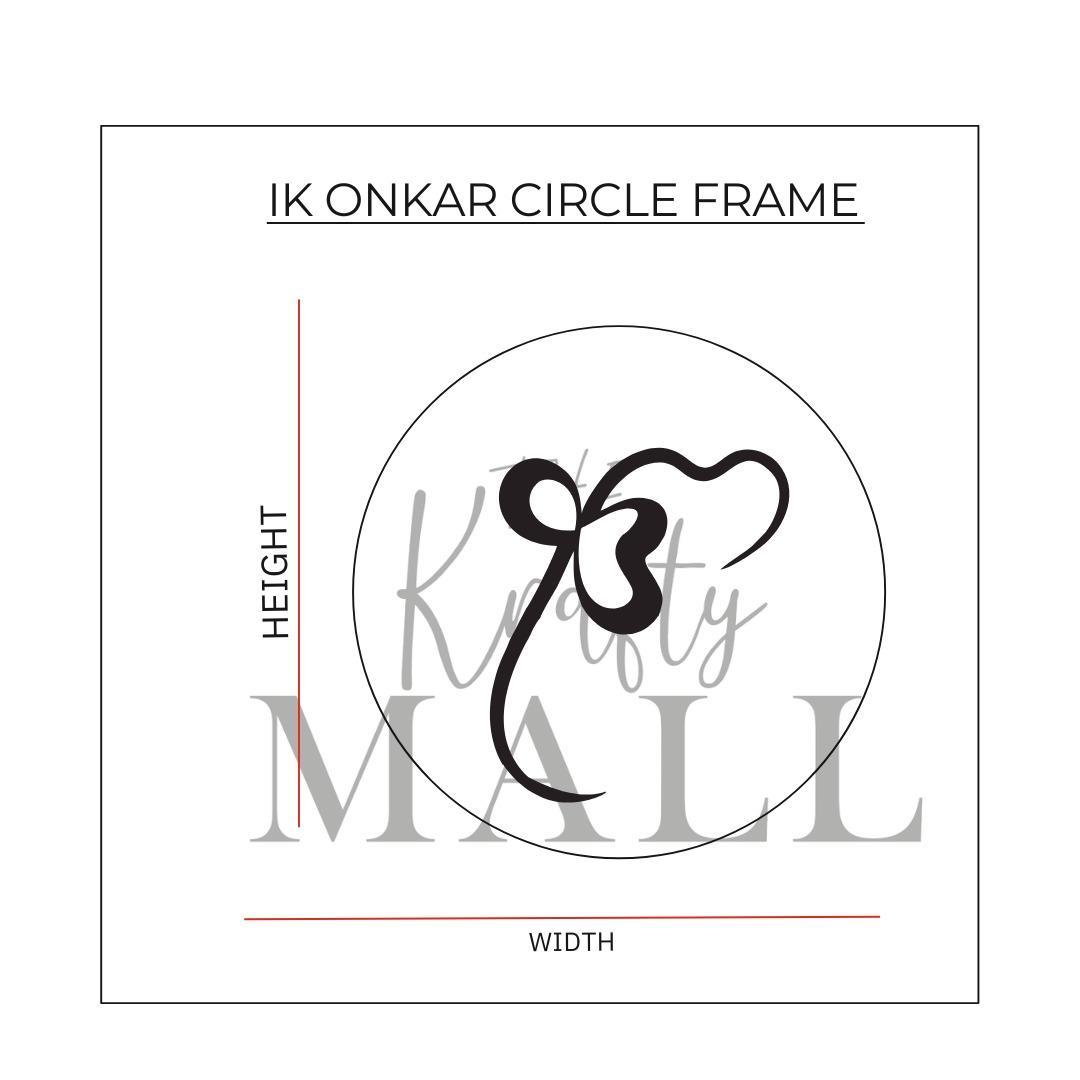 Acrylic ek onkar cutouts