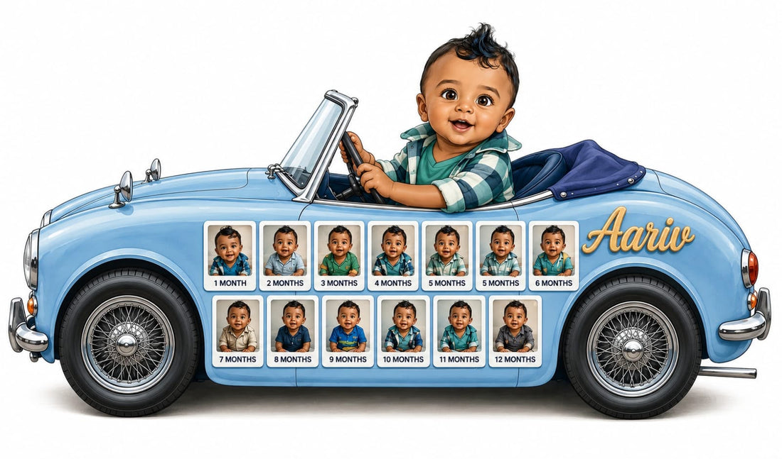 Baby frame car customise mdf