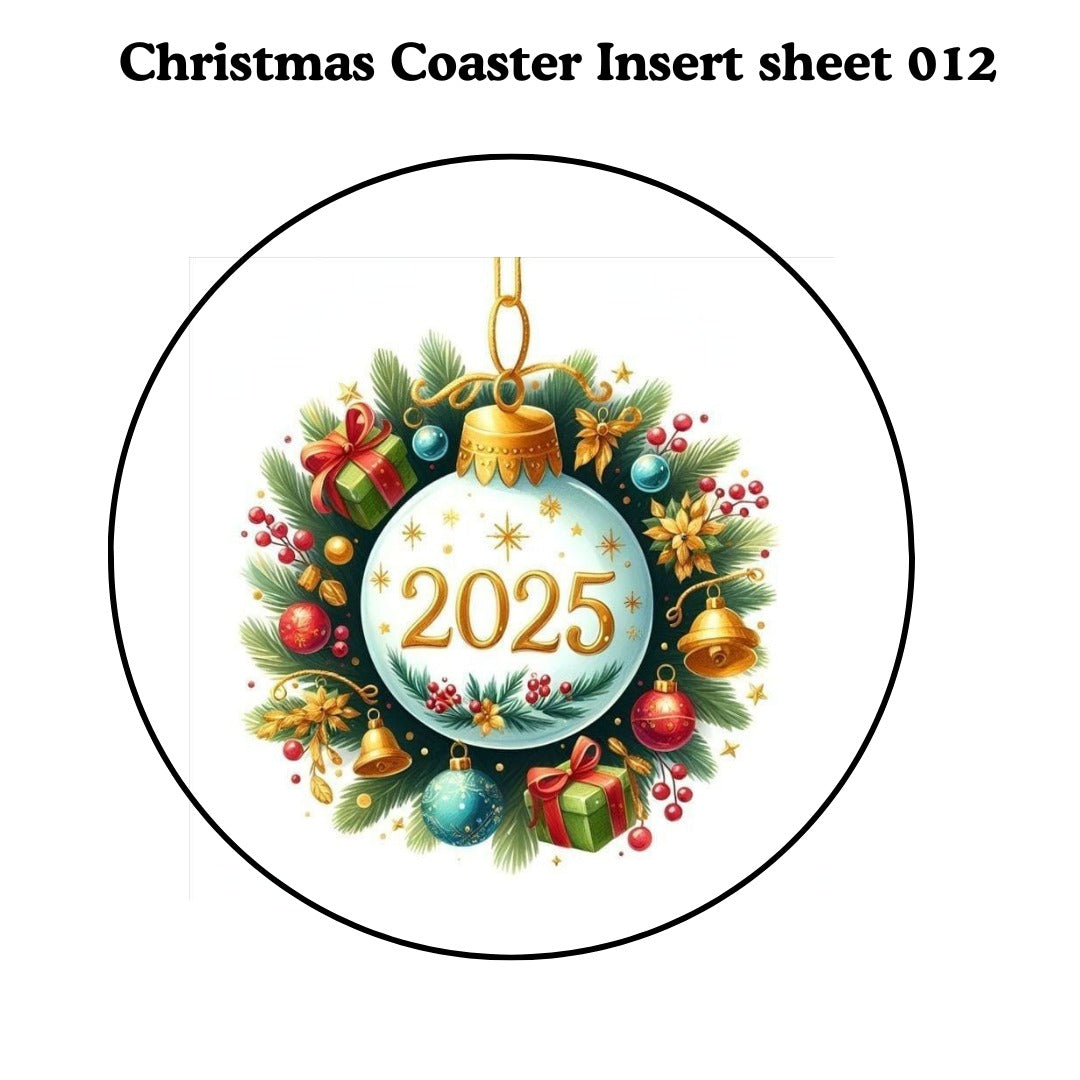 Christmas Insert sheet 012