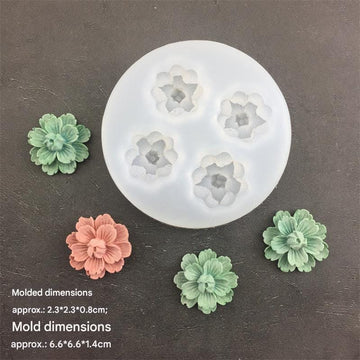 Cherry blossom flower candle mould