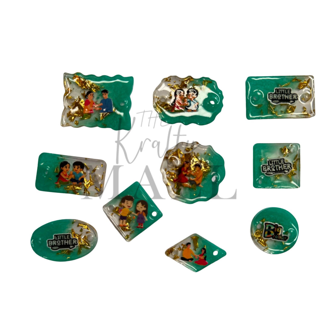 Ready rakhi base with foil