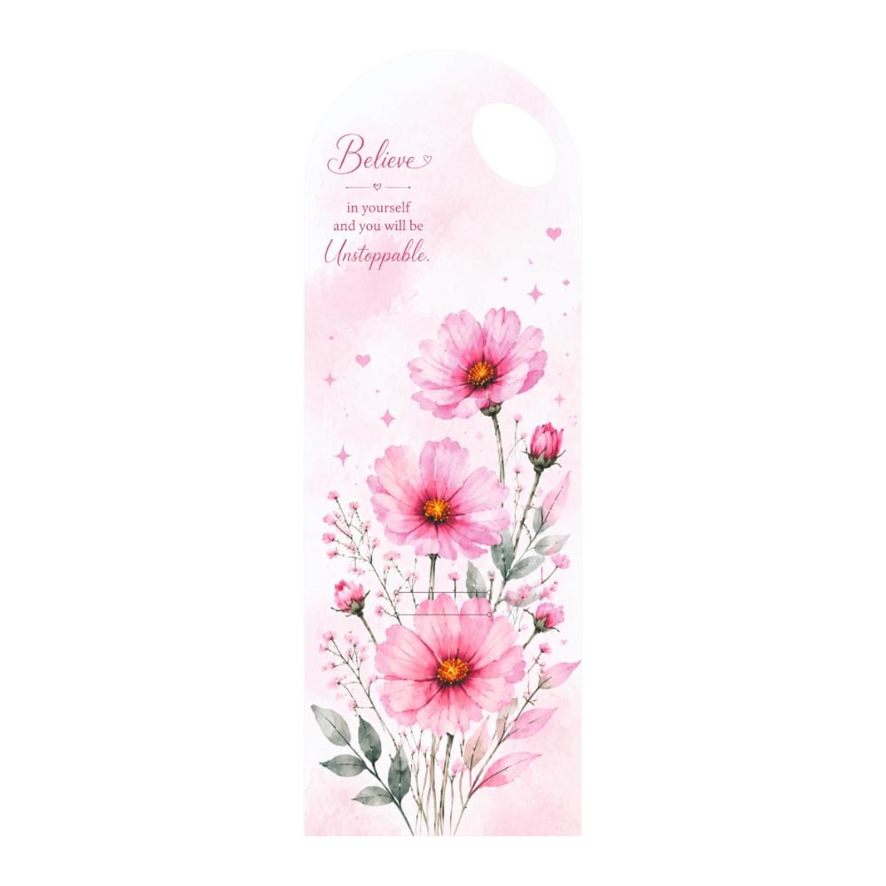 Pink Floral Bouquet Flower Card