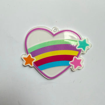 Acrylic charm heart