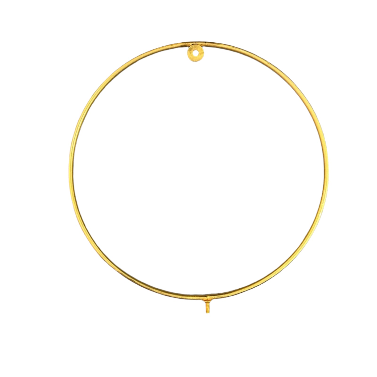 Round gold loop