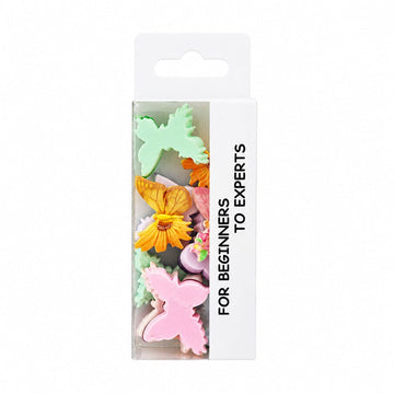 3D Butterfly & Flower Embellishments Pack