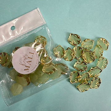 Artificial Flower petal green 002