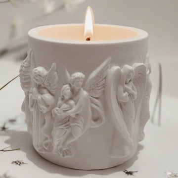 Christmas concrete jar 001