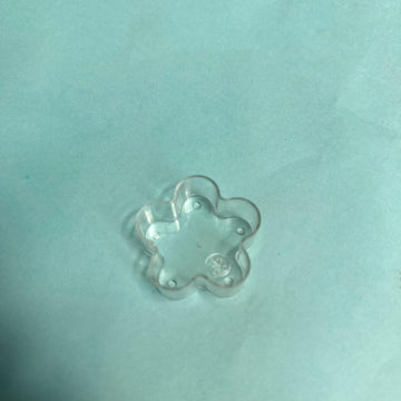 Polycup flower for candle