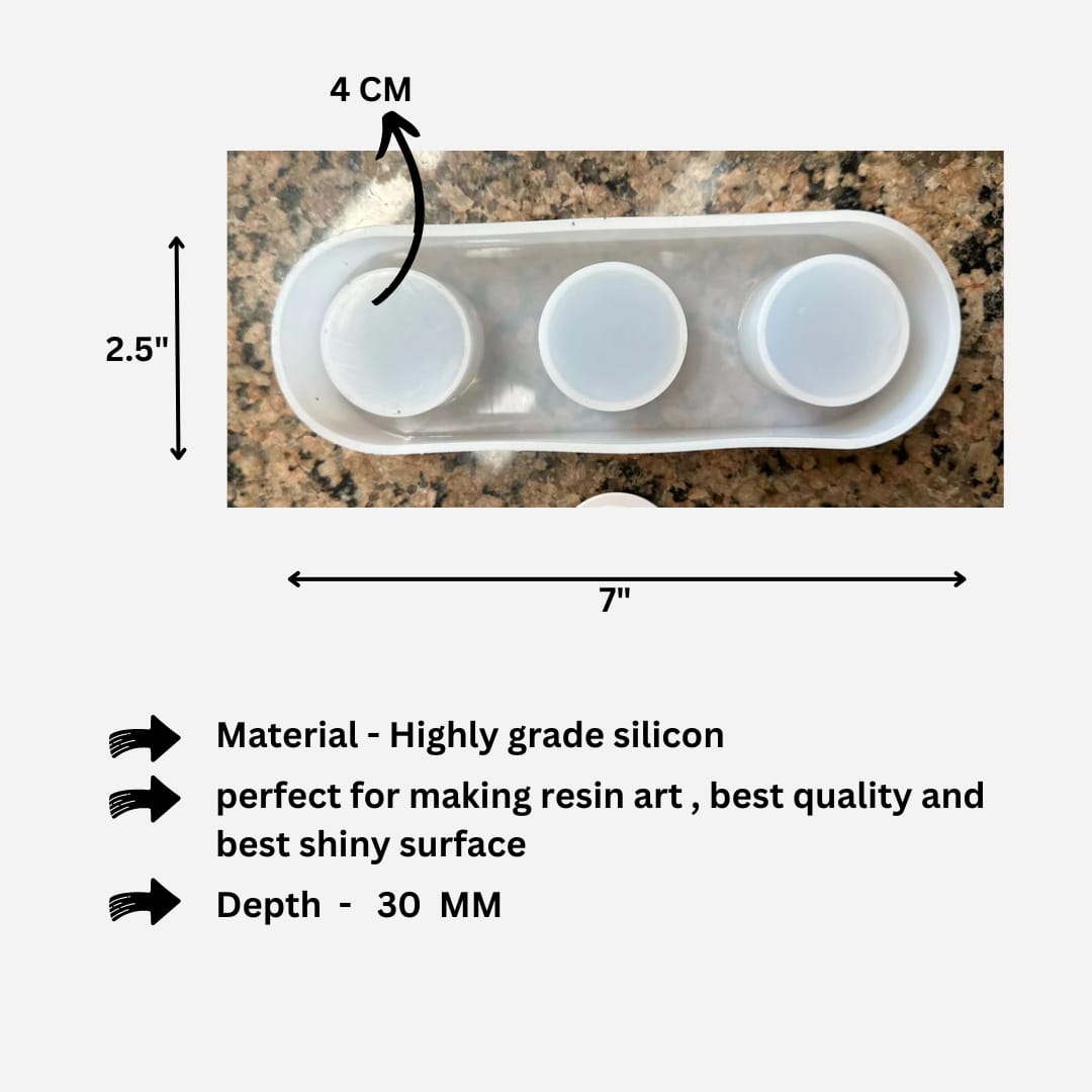 Three cavity Tea-light