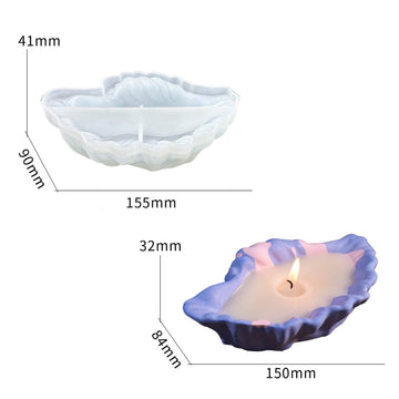 Shell candle bowl mould