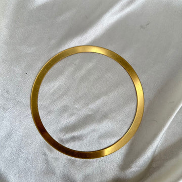 Gold acrylic border ring 17 cms