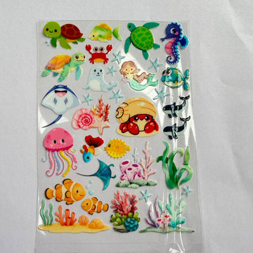 Ocean peel off sticker