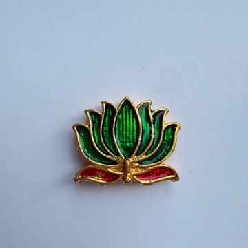 Lotus kundan charm 001