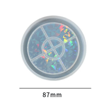 Holographic small round mould