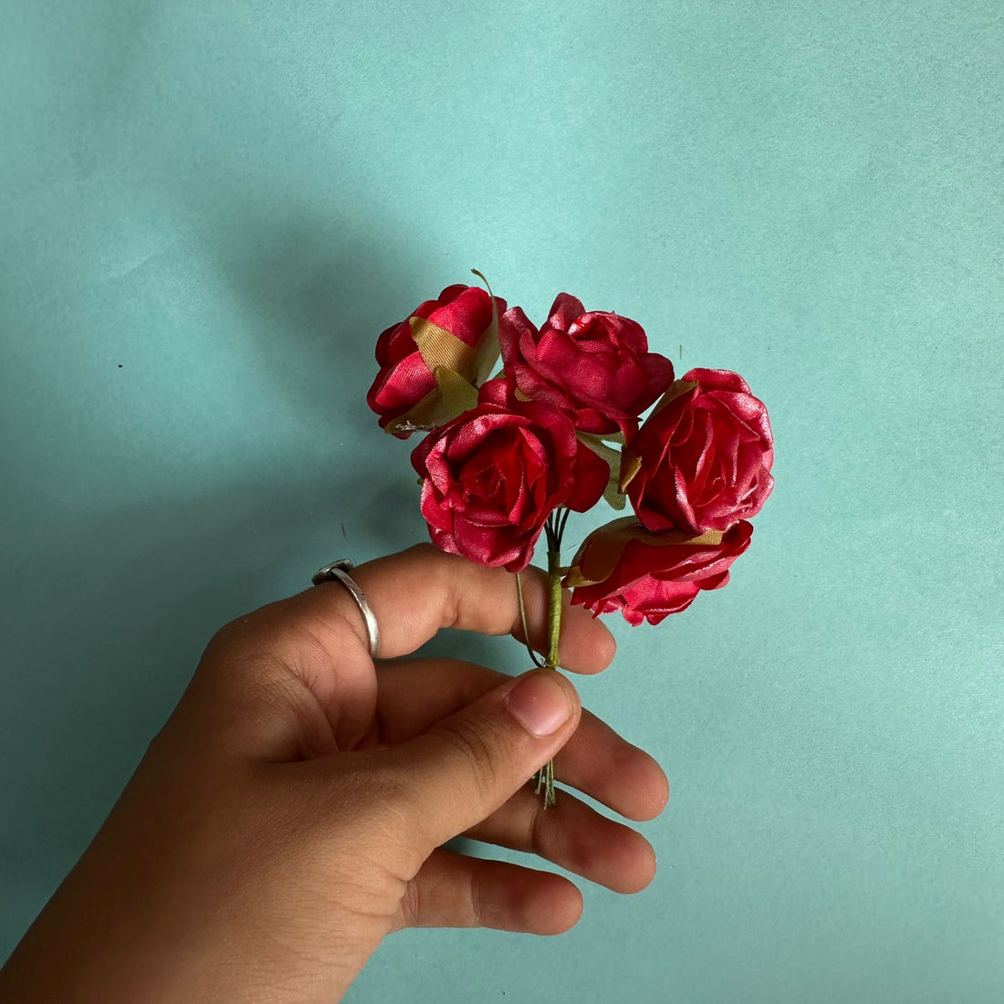 Artificial flower red