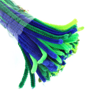Mono chrome green pipe cleaner 100 pcs
