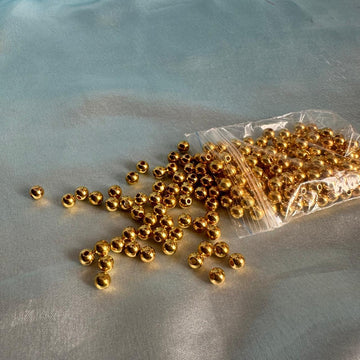 Gold beads big