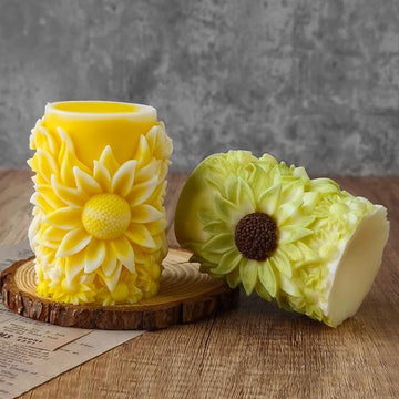 Big Sunflower candle mould