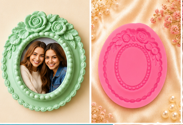 Mini oval frame mould