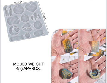 17 in 1 pendant & keychain mould