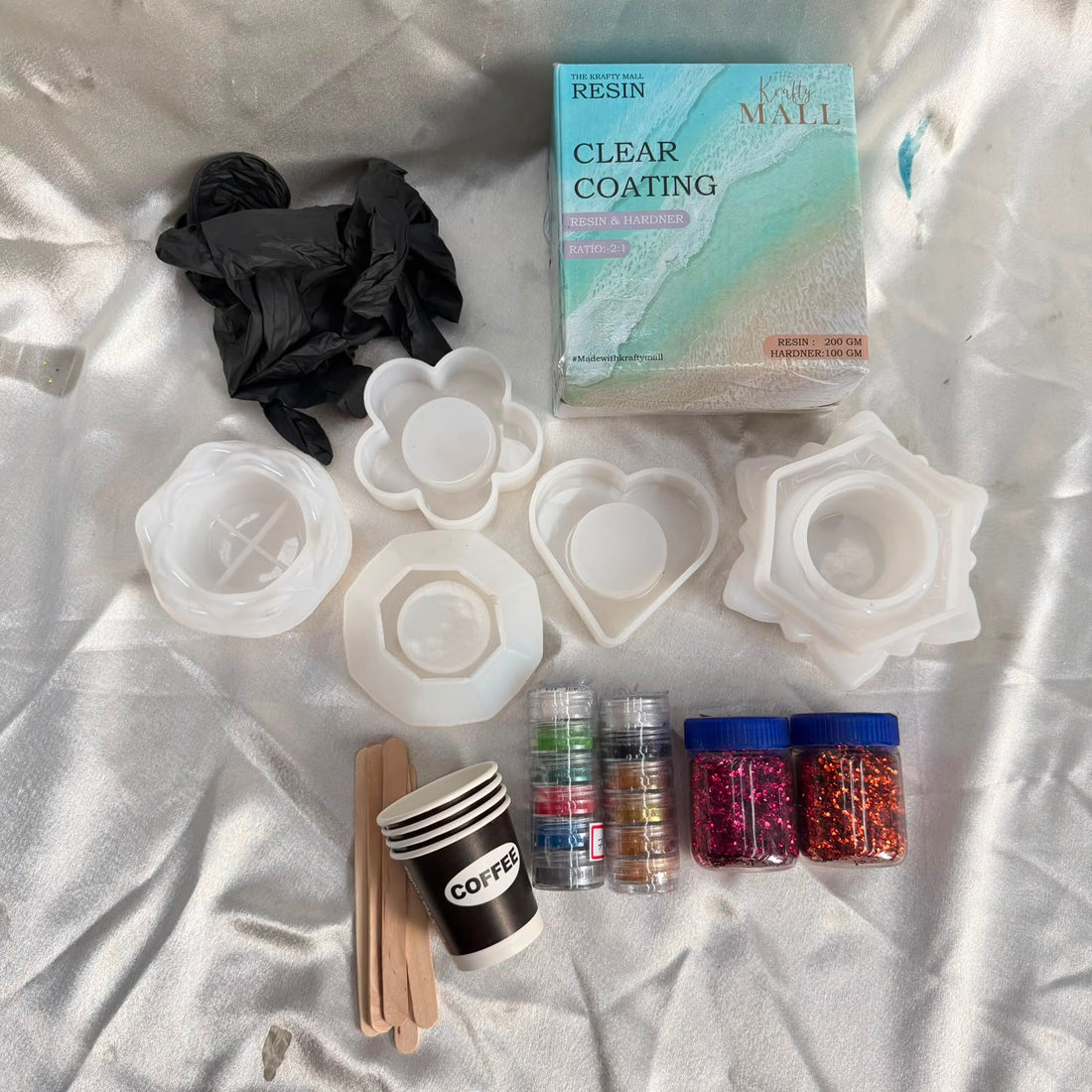 Resin diy diwali tealight holder kit