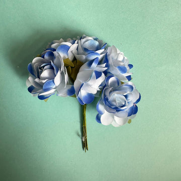 Artificial flower blue-white