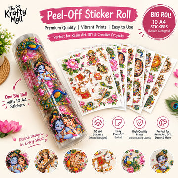 Peel off A4 sticker sheet roll