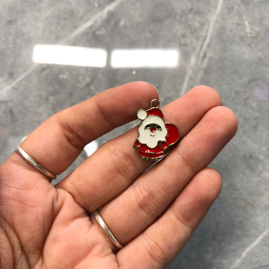 Christmas charm Santa 002