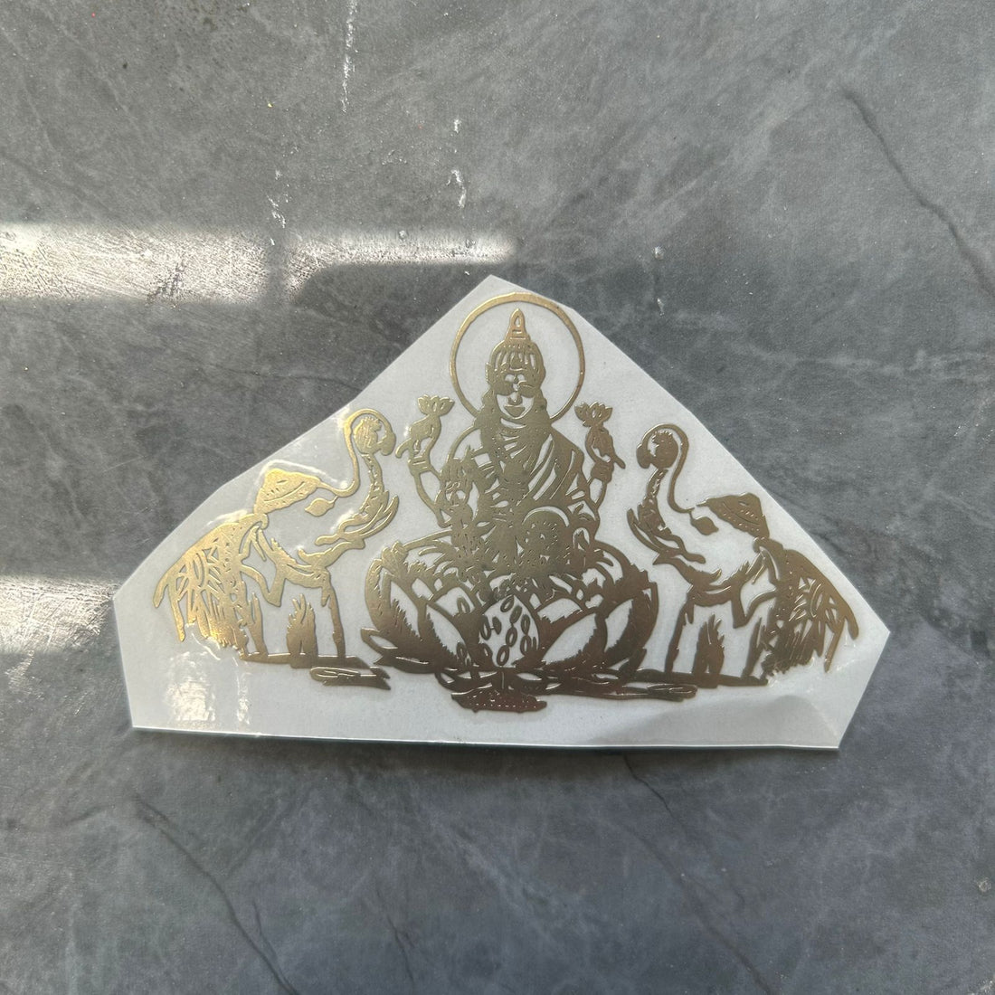 Lakshmiji metal sticker