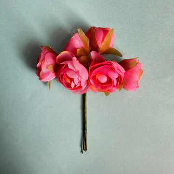 Artificial flower pink 002