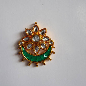 Kundan rakhi charm moon 002
