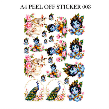 Ready peel off sticker sheet a4 003