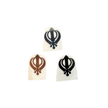 Sikh logo metal sticker