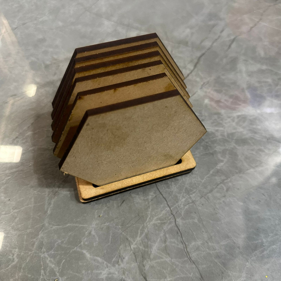 Mdf coaster with stand