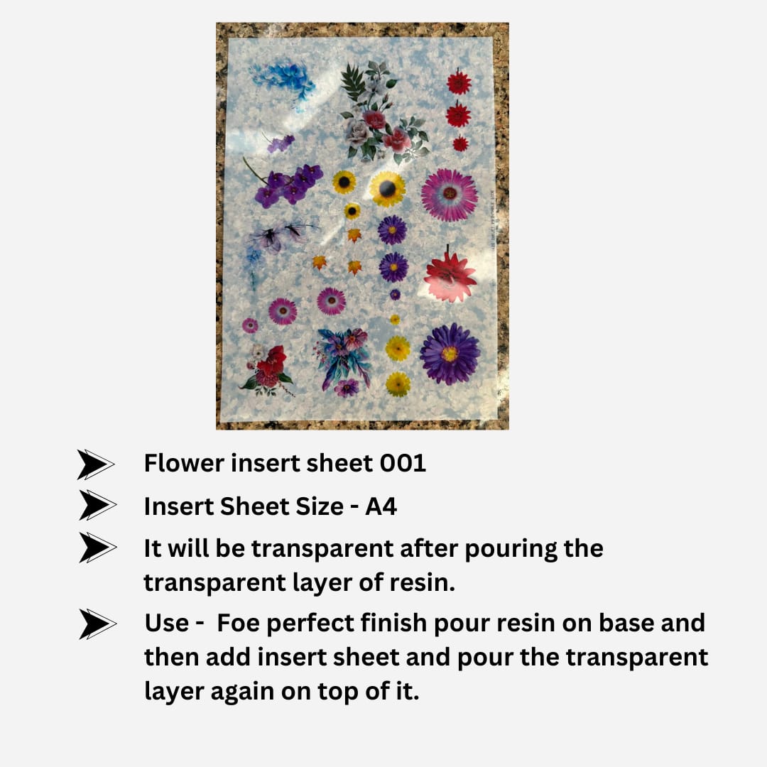 Flower insert sheet 001