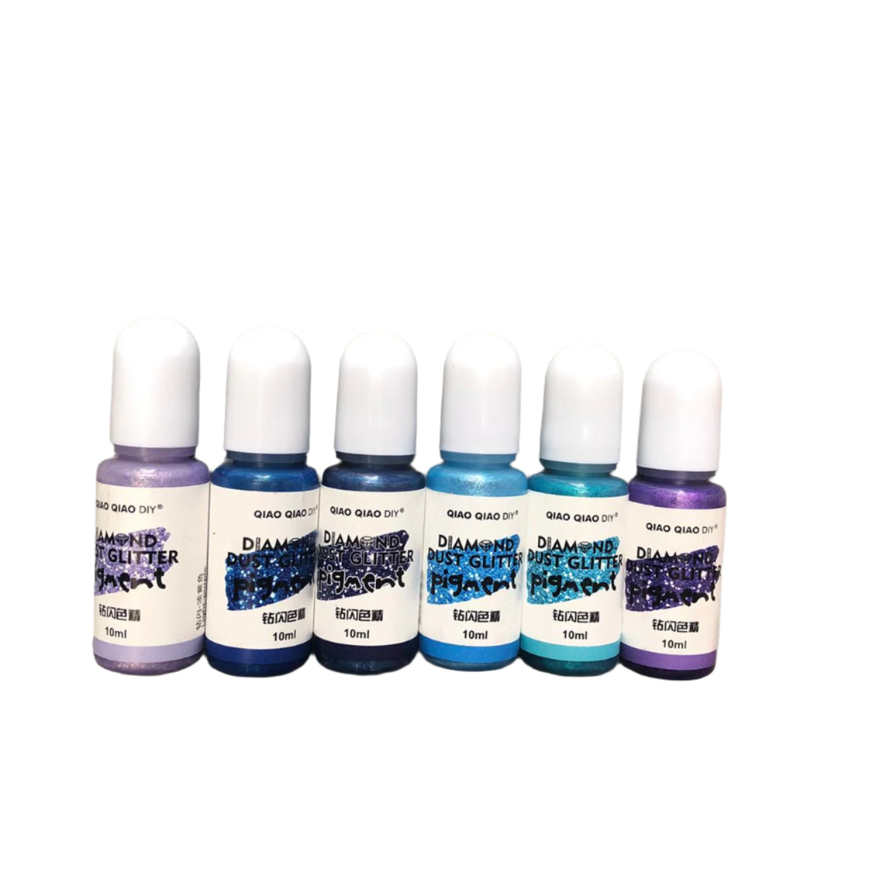 Diamond dust glitter pigment set C