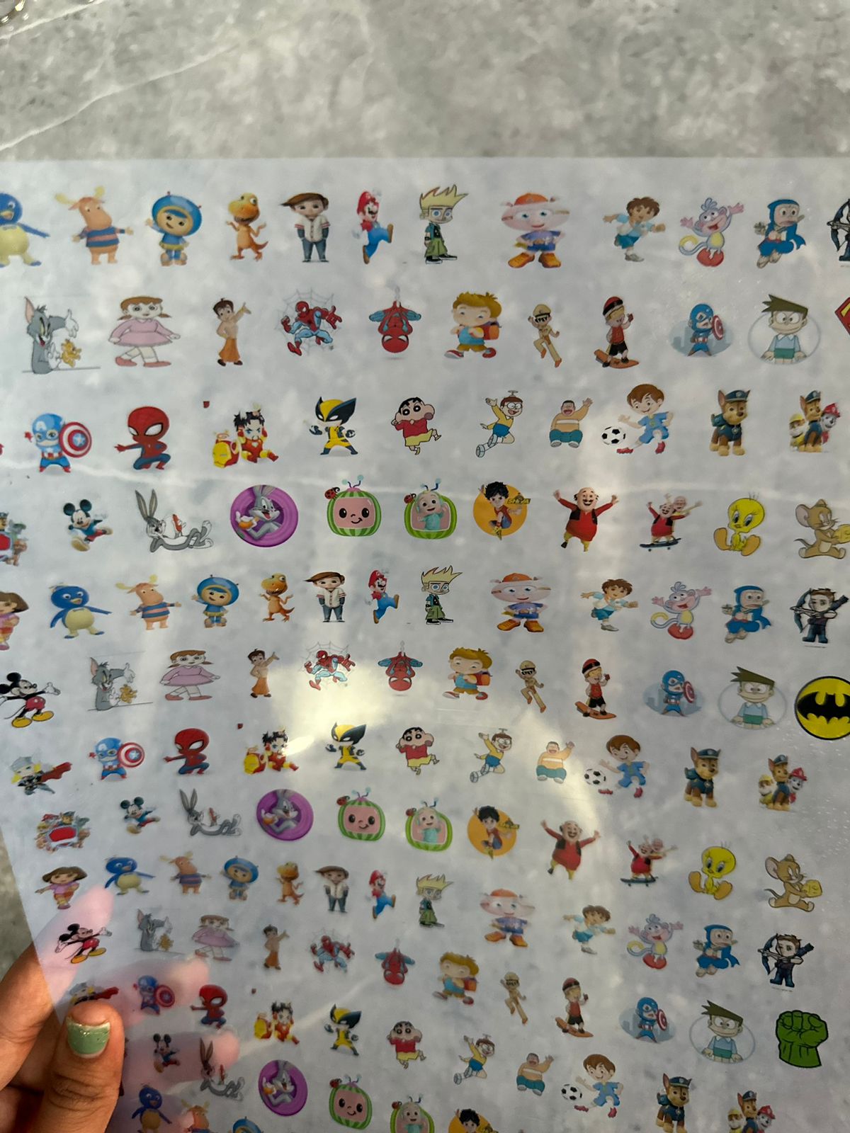 Cartoon Insert Format Cartoon insert sheet