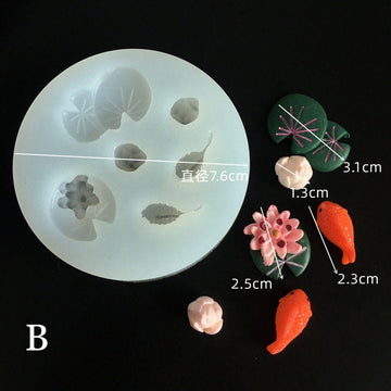 Lotus candle mould C