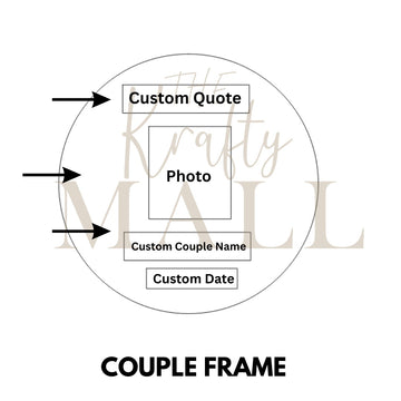 Couple frame customise