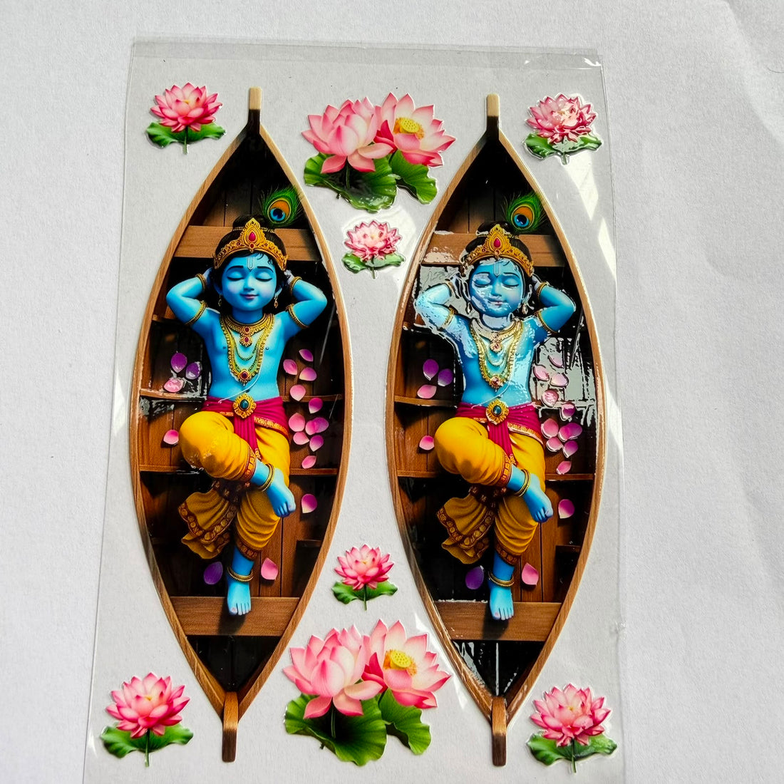 Krishna peel off sticker 001