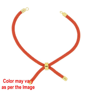 Gold Rope Bracelet With Adjustable Clasp 001
