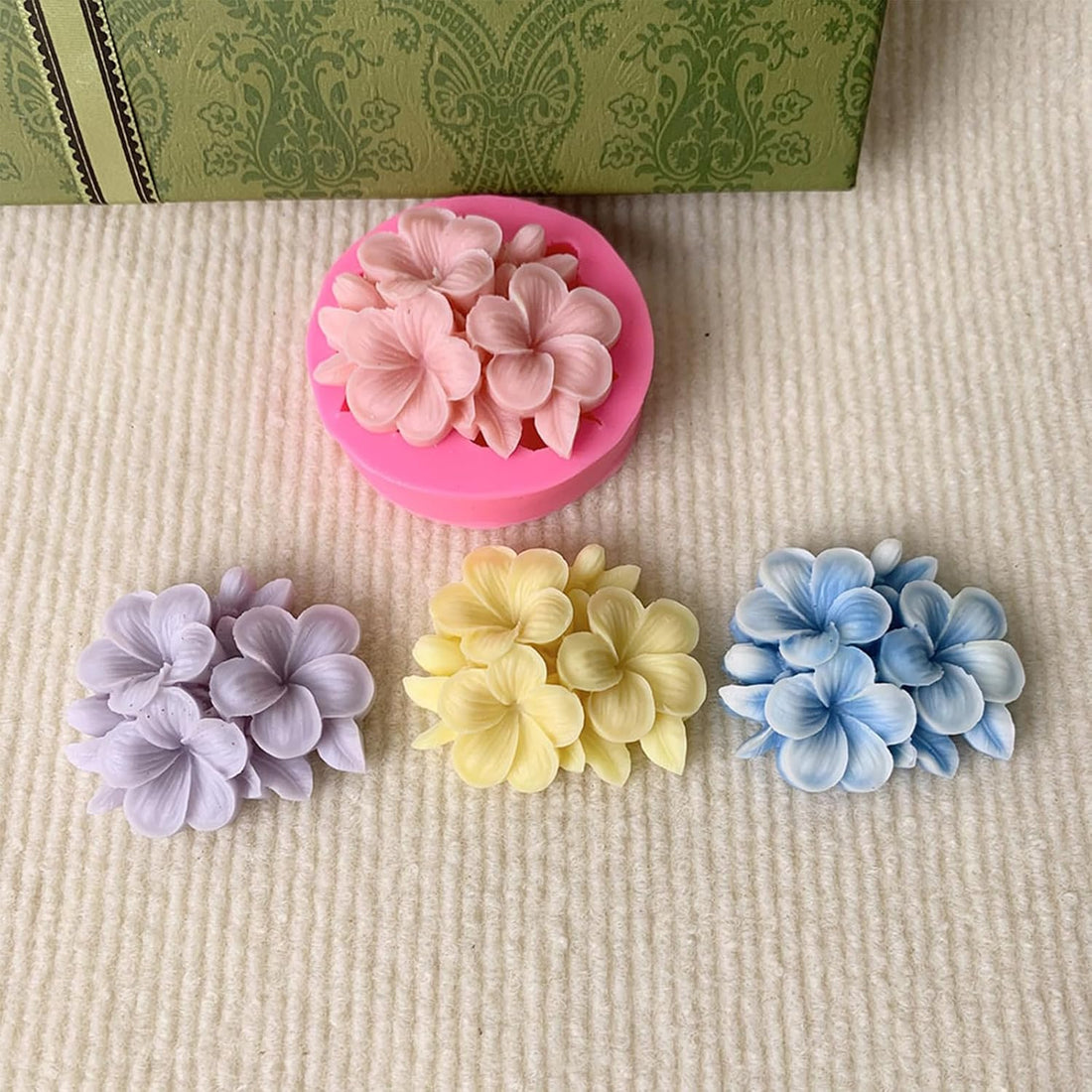 New Plumeria flower candle mould