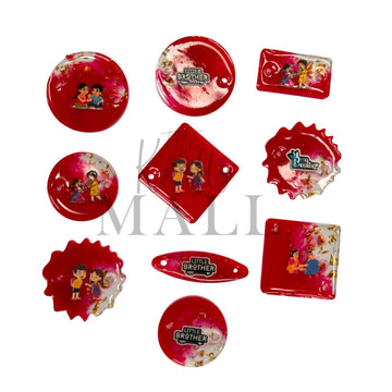 Ready rakhi base with foil