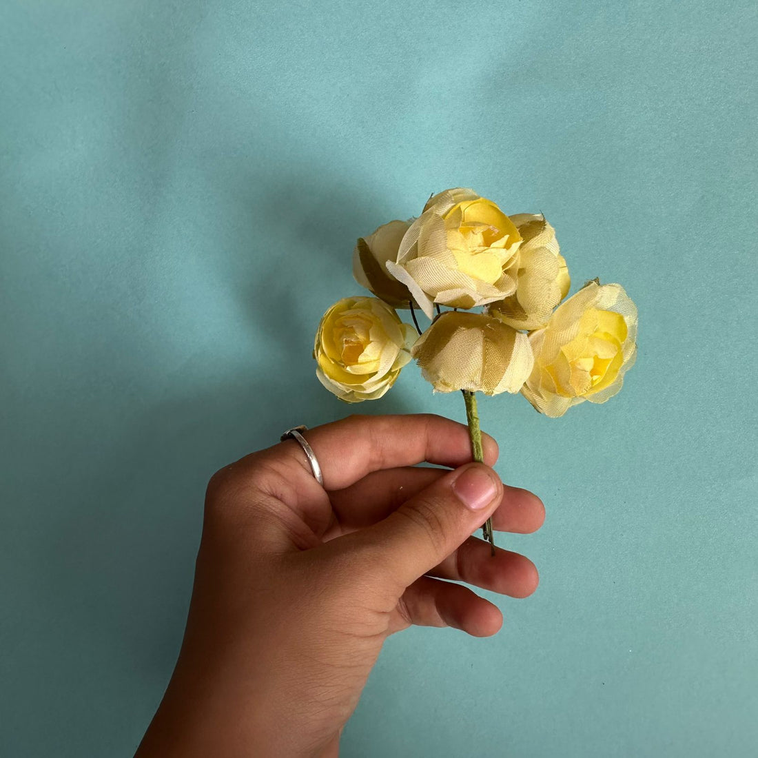 Artificial flower yellow