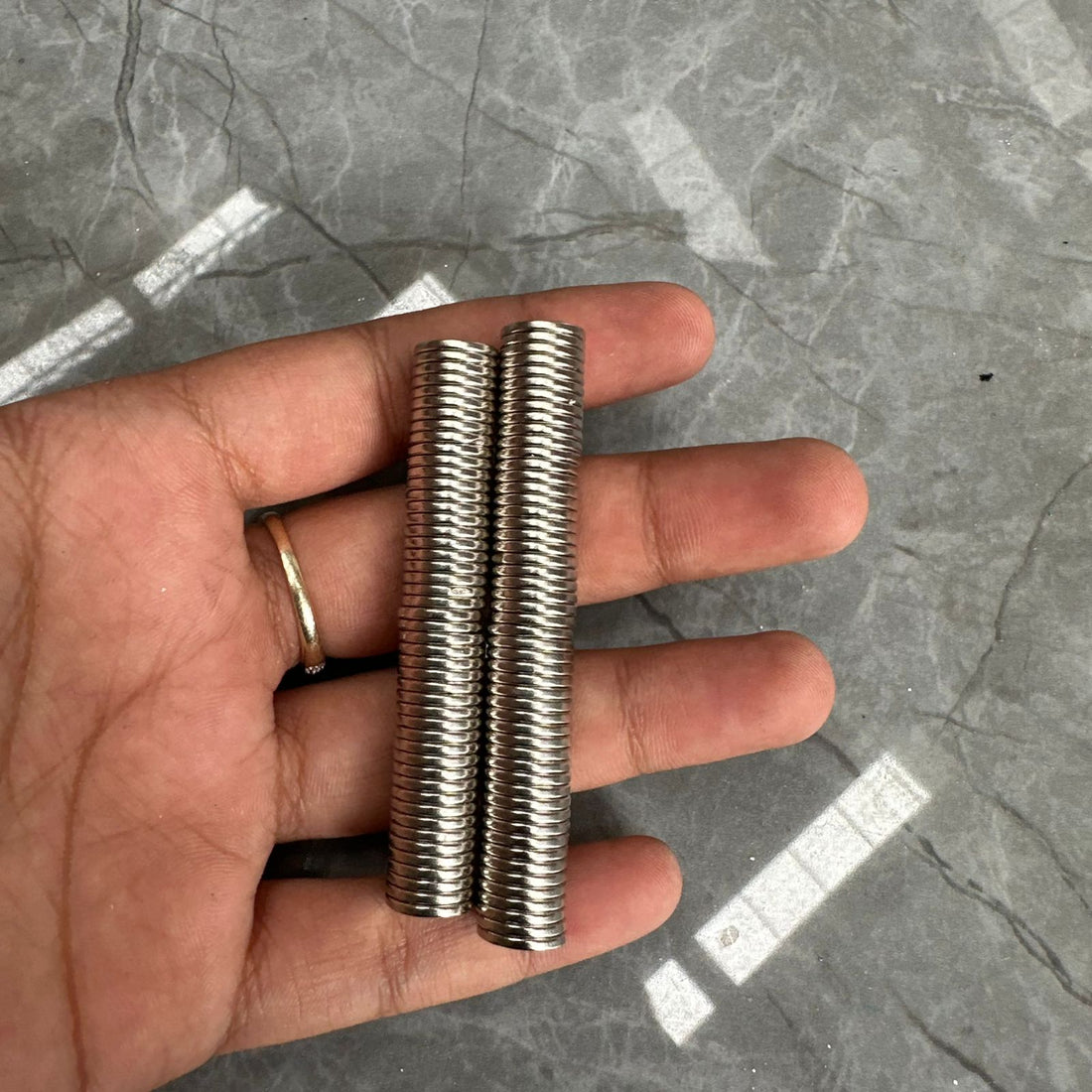 Round steel magnet 100 pcs