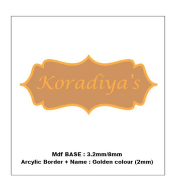 Customise nameplate cutout 001