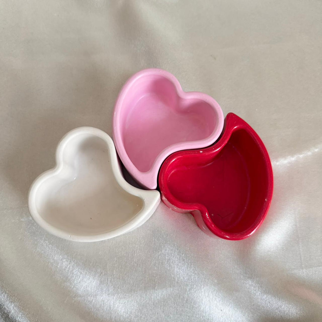 Heart bowl candle jar