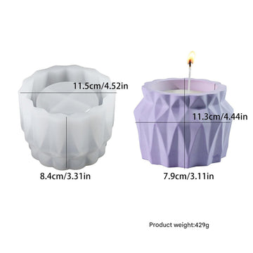 Geometric candle holder & planter mould